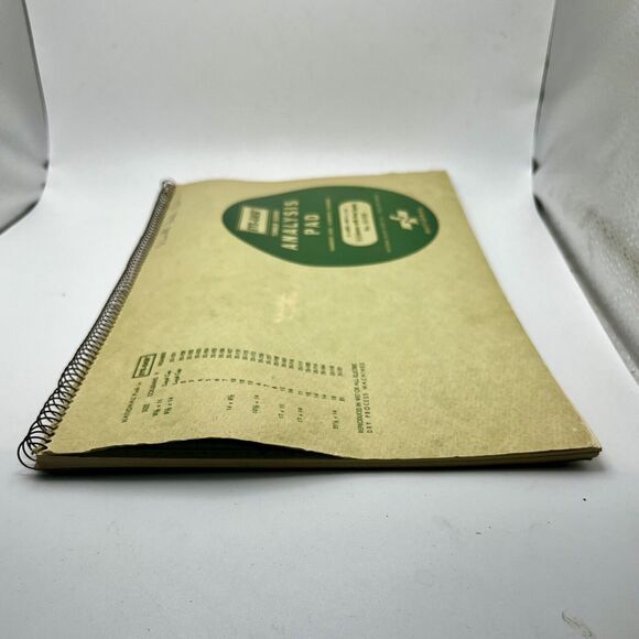 Vintage Analysis Pad National 13 Column 14X8.5" 36 Sheet Eye-Ease 35-113 Spiral - Picture 14 of 16